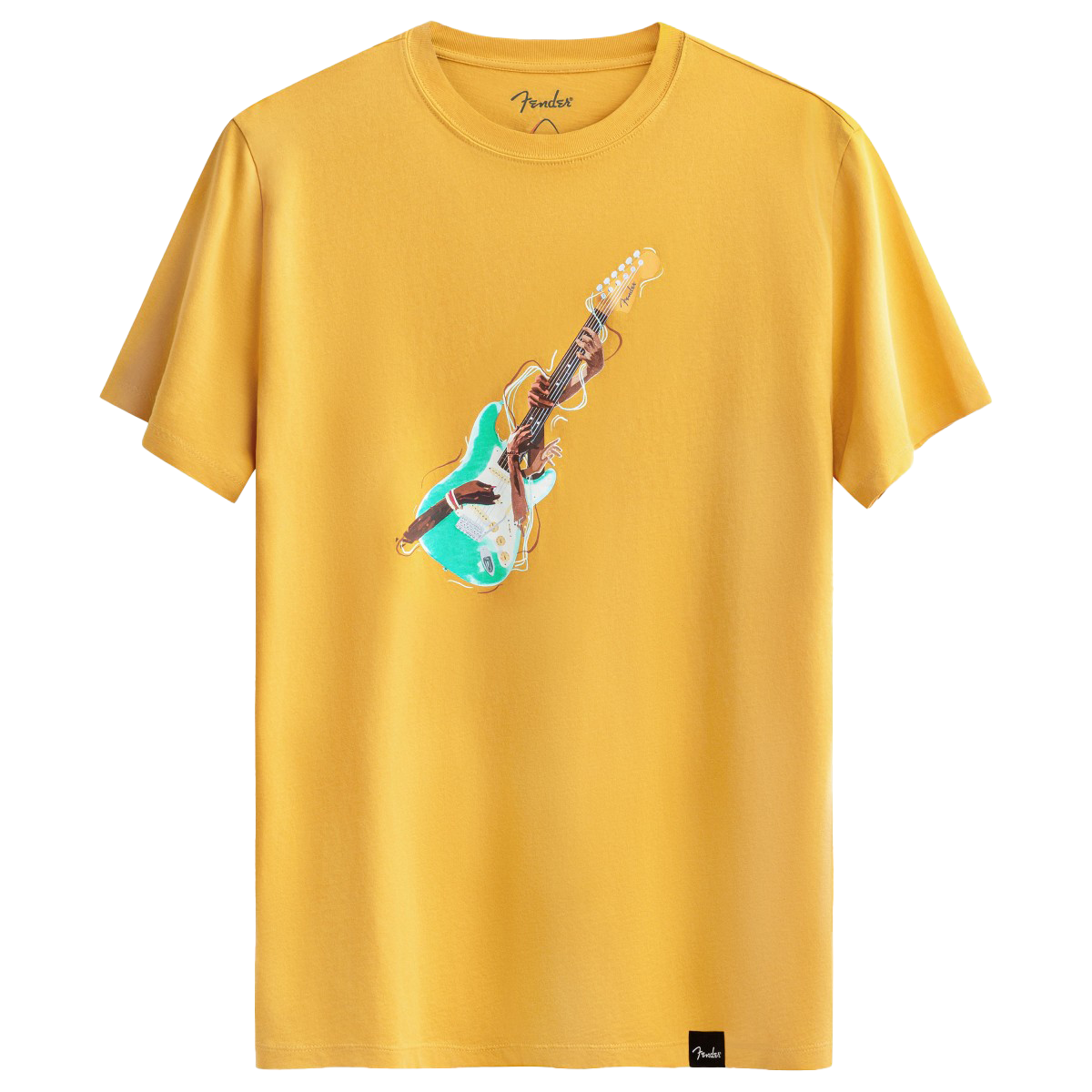 KAFT X FENDER X ZUHAL Riff Hands - Sulphur - Tasarım T-Shirt - Unisex